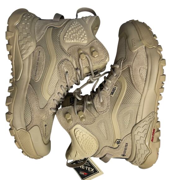Vans MTE Crestline GORE-TEX Shoes size Mens 7.5 Women’s 9 New Khaki Brown - Picture 4 of 11